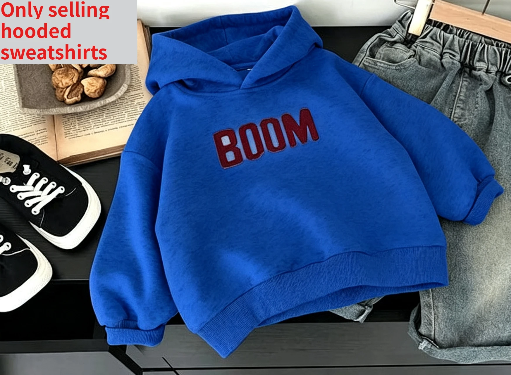 Luxury Kids Fleece-Lined Designer Hoodie | Premium Cartoon Winter Warm-Up Sweatshirt - Image 9