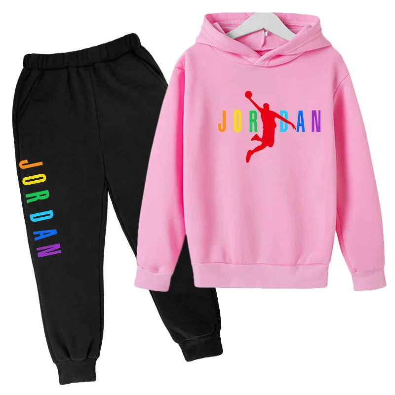 Kids Designer-Inspired Full-Zip Athletic Tracksuit | Basketball Sweatshirt & Jogger Set - Image 8