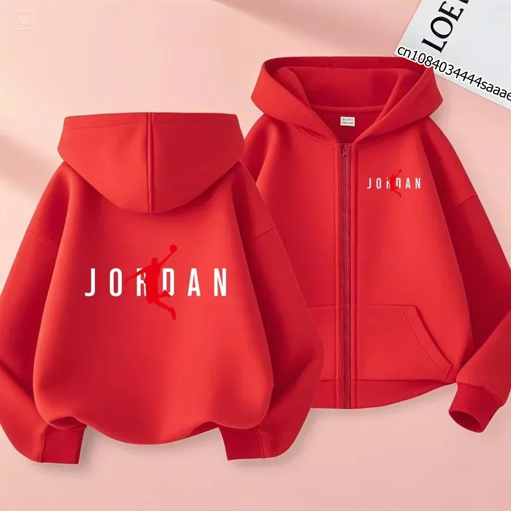 Kids Designer-Inspired Full-Zip Athletic Tracksuit | Basketball Sweatshirt & Jogger Set - Image 2