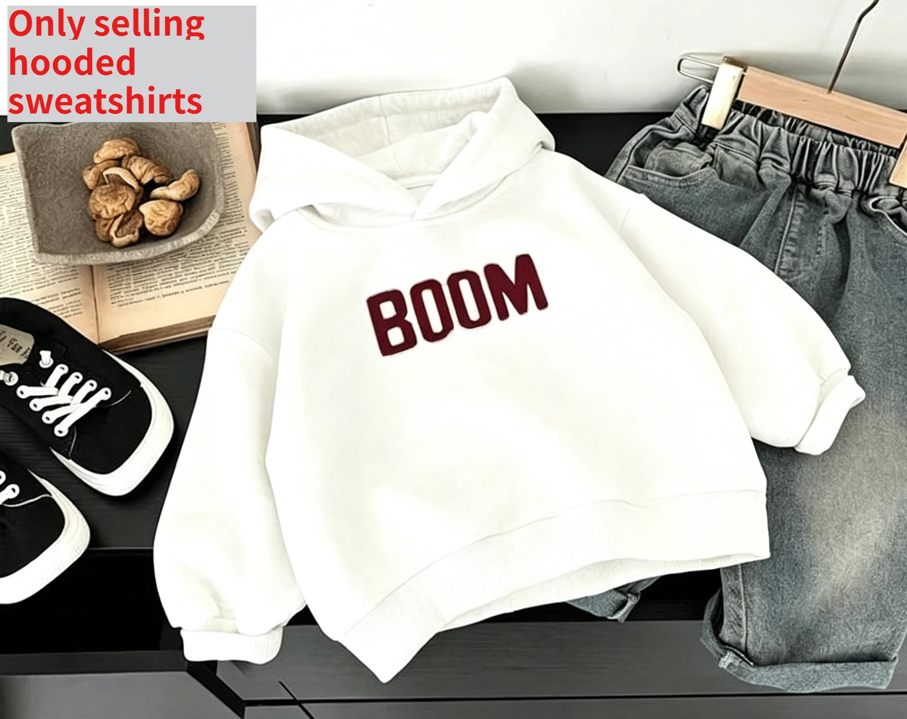 Luxury Kids Fleece-Lined Designer Hoodie | Premium Cartoon Winter Warm-Up Sweatshirt - Image 7